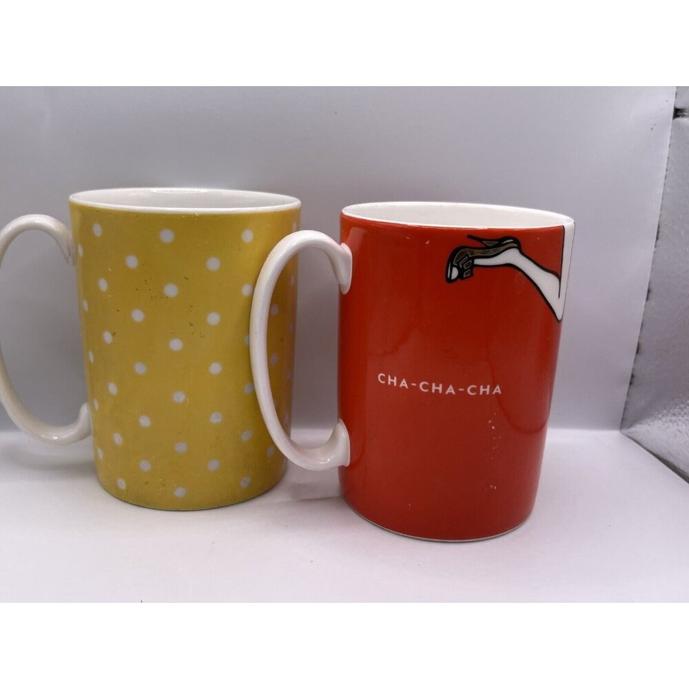 Set Of 2 Kate Spade Lenox  Coffee Cups